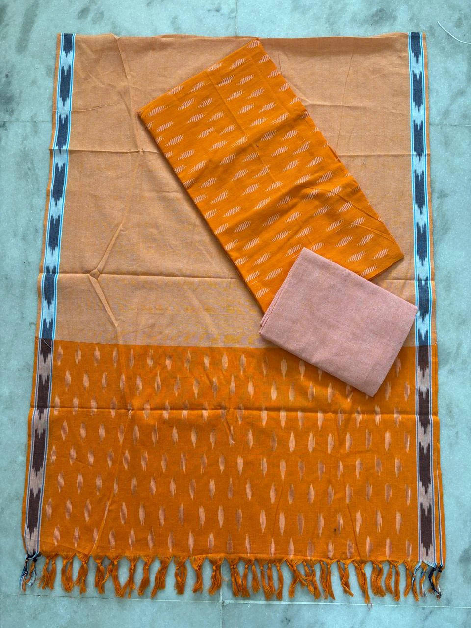 Single Ikkath 3PC Dress Materials